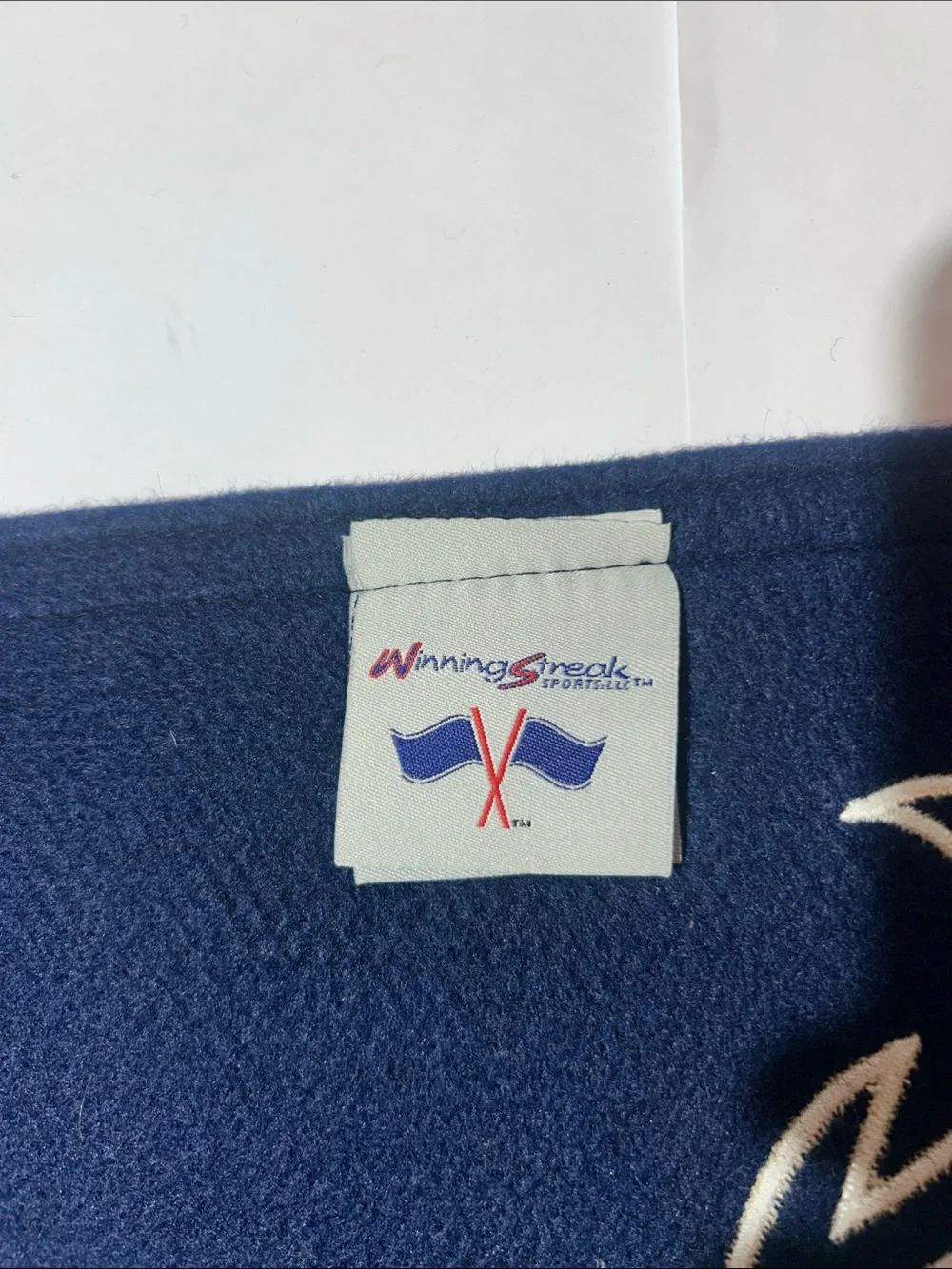 Braves Navy and Red Felt Pennant - Official Team Logo